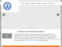 Tablet Screenshot of goodguyscontracting.com